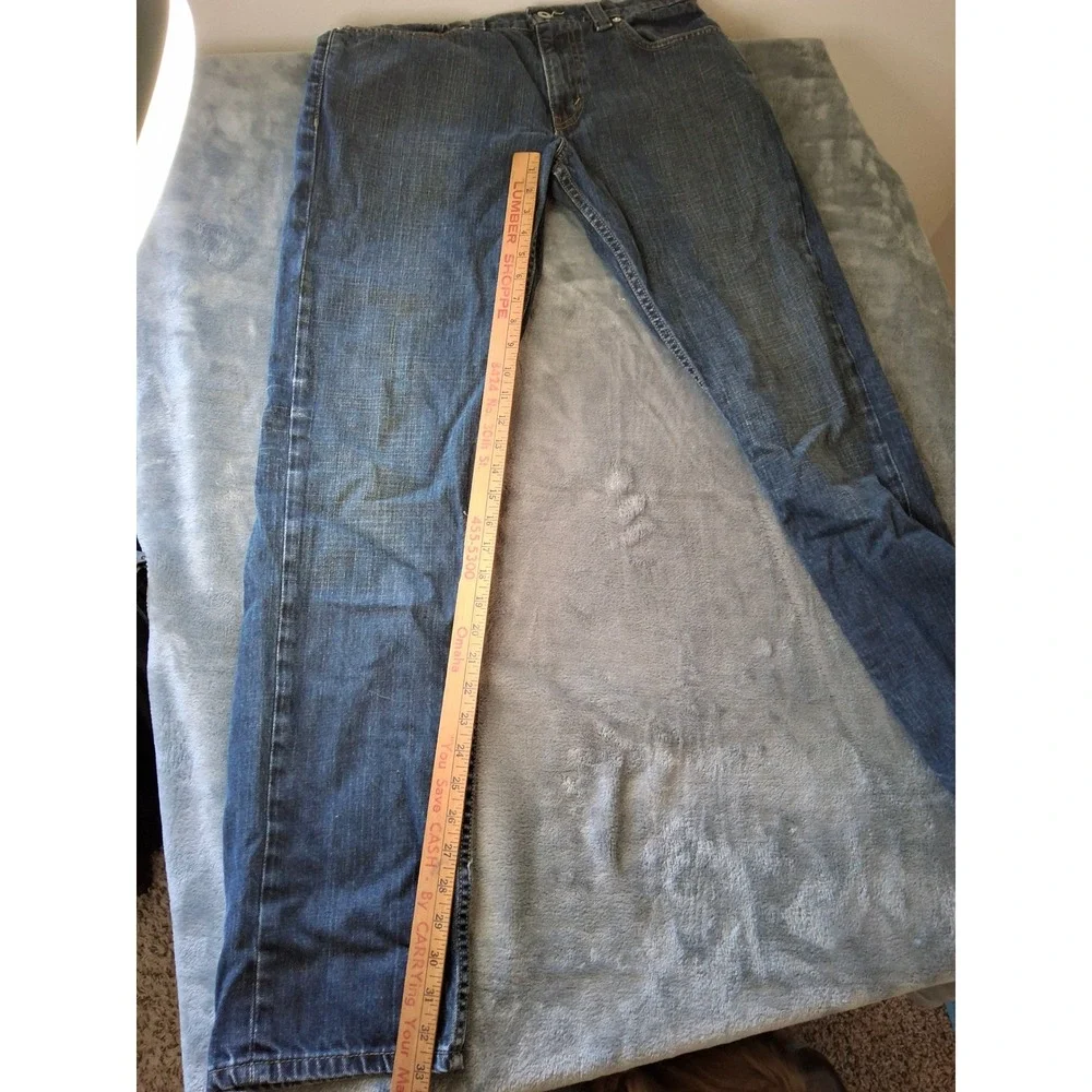 Levis 511 Skinny Jeans Mens 34x34 Blue Denim Medium Wash Stretch 5-Pocket